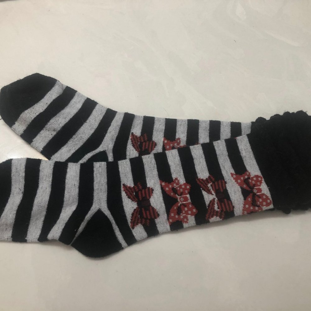 Striped Ruffle Socks
